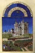 LIMBOURG brothers Les trs riches heures du Duc de Berry: Septembre (September) s china oil painting reproduction